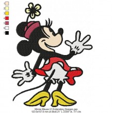 Minnie Mouse 51 Embroidery Designs